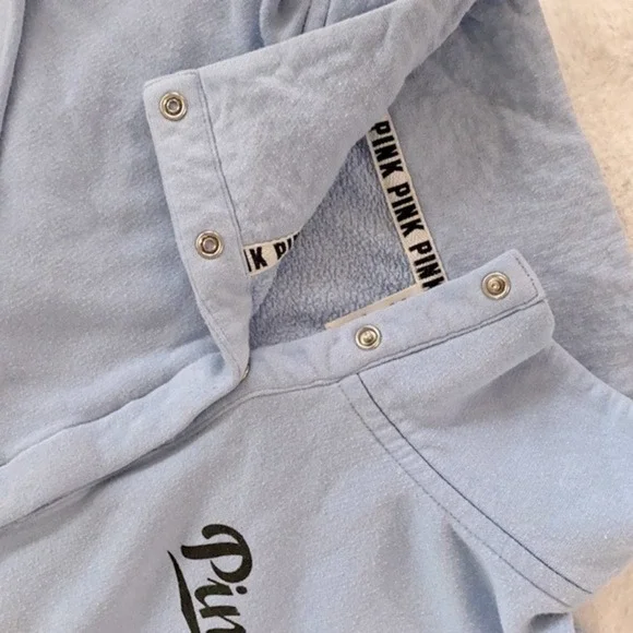 VS PINK ๐ Varsity Style Sweatshirt Sz L - Picture 5 of 6